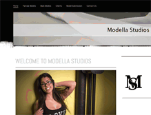 Tablet Screenshot of modella-studios.com